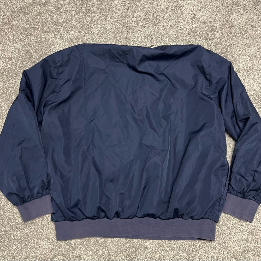Polo Golf Ralph Lauren Jacket Mens XL Navy Windbreaker Logo Spellout Pullover - Picture 6 of 6